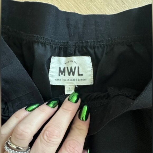 Madewell MWL Allways Pull-On Shorts – Black – Size Small - Picture 4 of 10